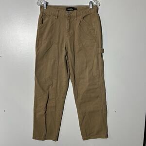 RSQ Straight Leg Cotton Double Knee Patch Carpenter Khakis Pants Mens Size 28X30